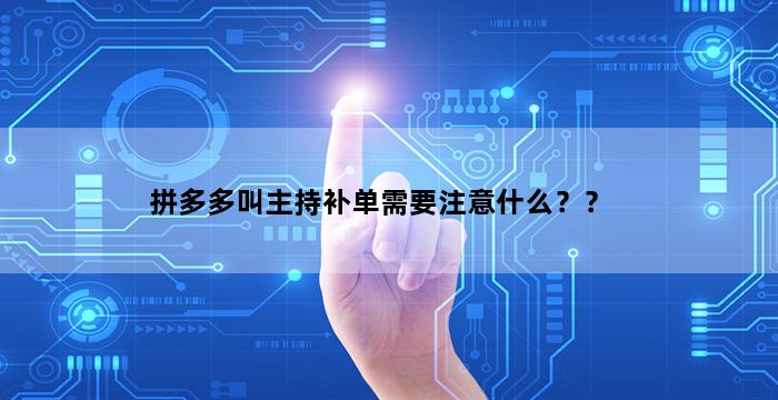 飞马电商补单