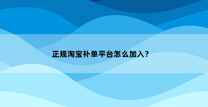 飞马电商补单